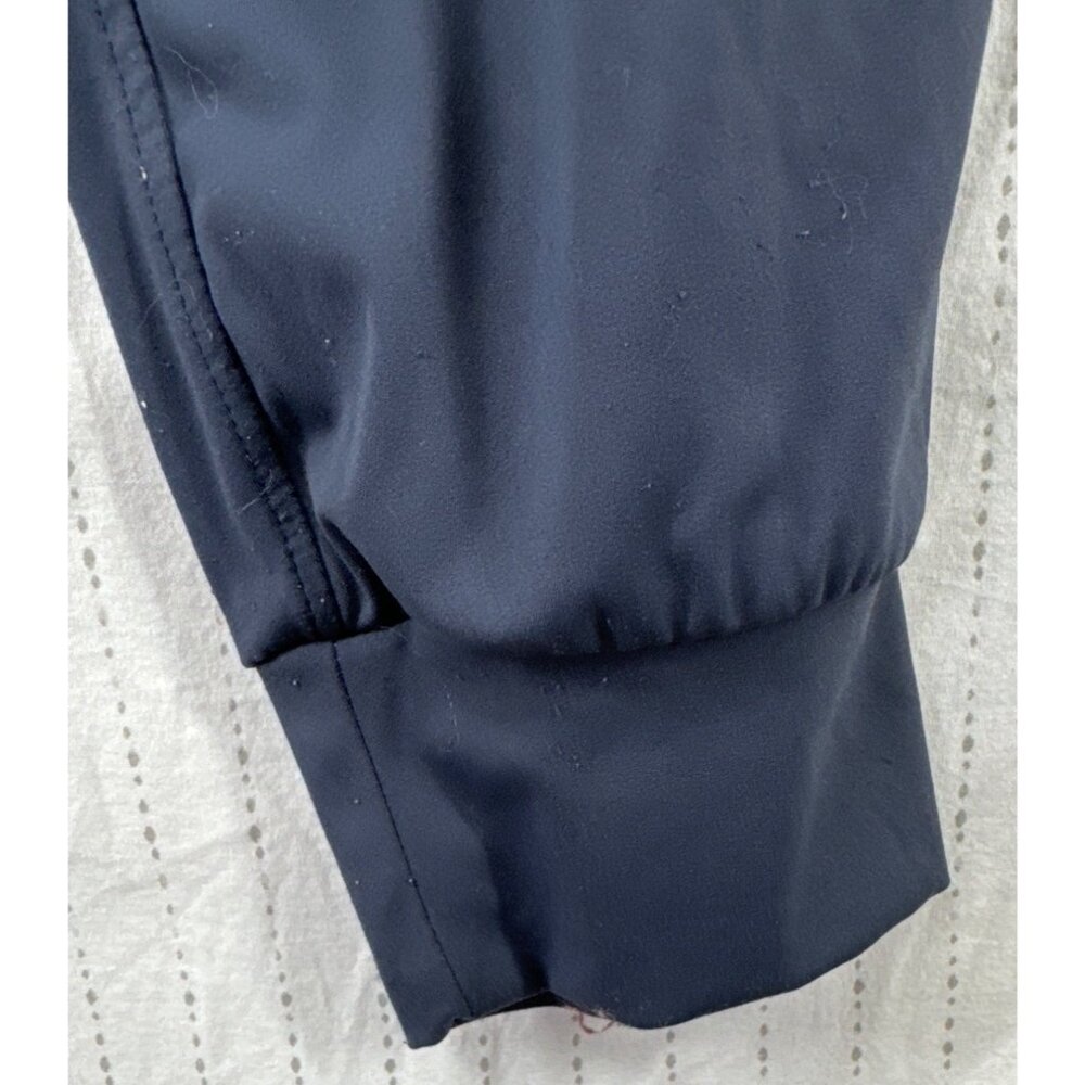 Libin Womens Pants Sz M Navy Joggers Pockets Athleisure Sporty Comfy Stretch Lux - Picture 4 of 10